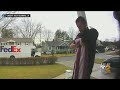FedEx Driver Stops To Fold Fallen American Flag In Front Yard
