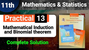 Wiskundepraktijk 13 voor klas 11 Wiskundige inductie en binominale stelling - 11e wiskundepraktij...