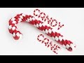 How to Make a Paracord Candy Cane Tutorial // DIY Paracord Christmas Ornament