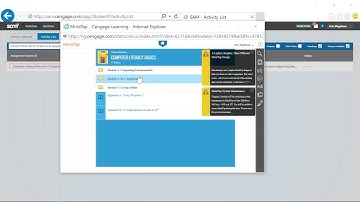 Finding Your eBook in SAM Cengage