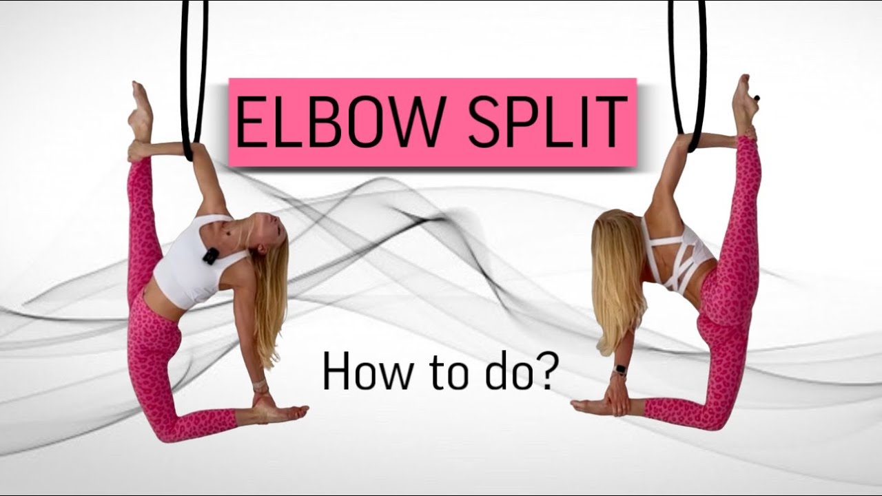 Локтевой шпагат на воздушном кольце — пошаговое руководство