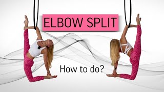 Elbow Split on Aerial Hoop - Step-by-Step Tutorial