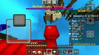 Bedwars with new touch controls l Minecraft bedwars gameplay | part 1