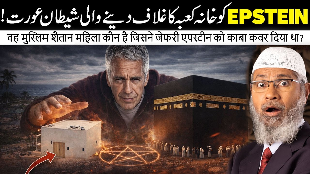 Epstein Files EXPOSED? 😱 Who Sent Kaaba Kiswa Pieces to Epstein | Dr Zakir Naik Shocking Details