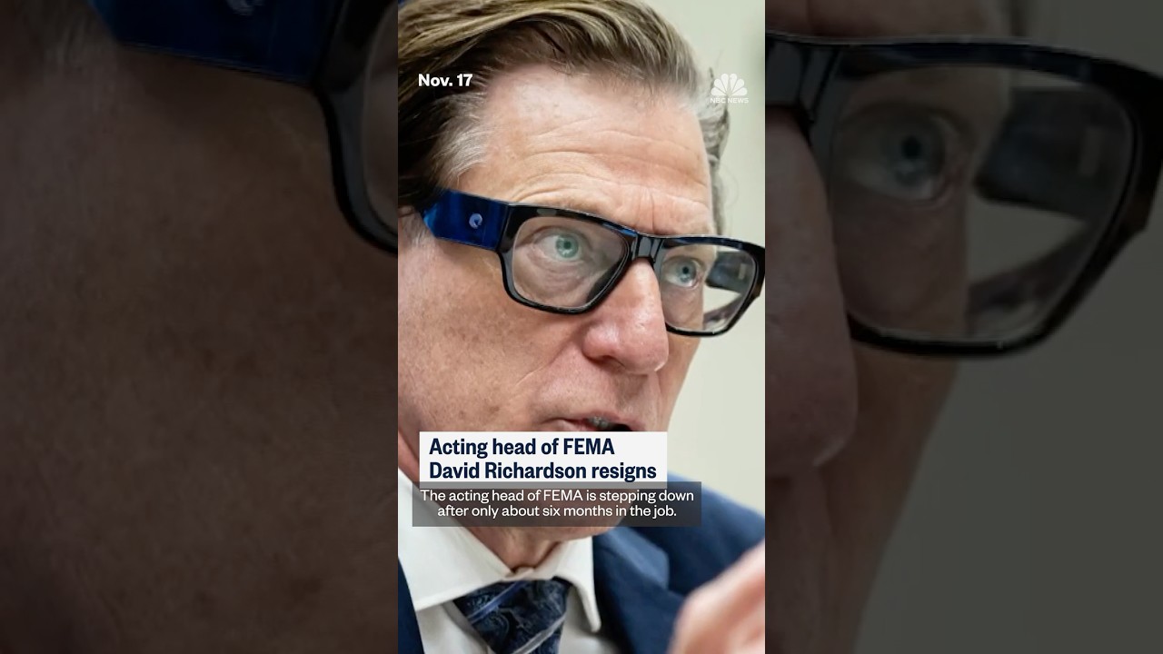 Acting head of FEMA David Richardson resigns