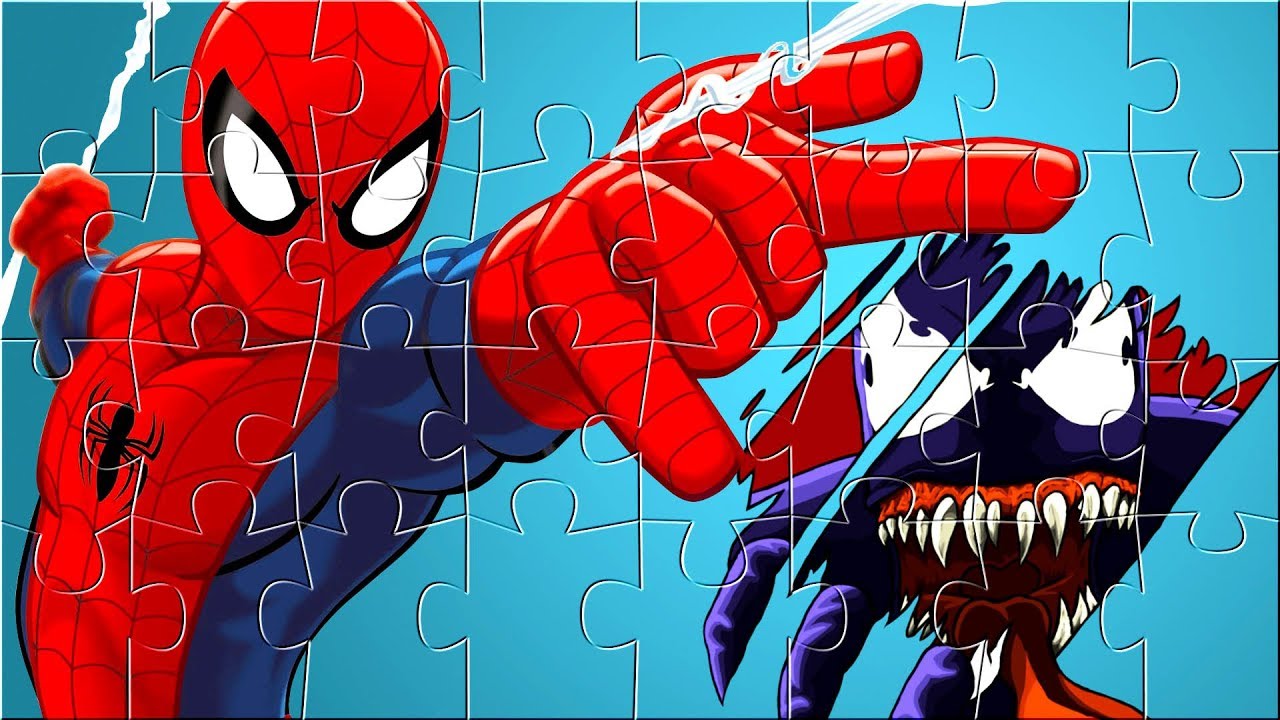 Spider-Man Puzzle Games with - Rompecabezas del Hombre Araña con - YouTube