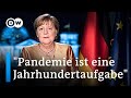 Neujahrsansprache der Bundeskanzlerin Merkel für das Jahr 2021 | DW Nachrichten