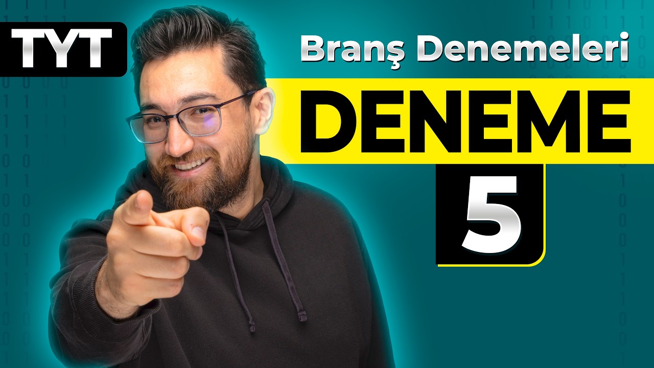 TYT Matematik 10’lu Branş Denemesi | 5.Deneme Çözümleri