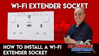 utilgivelig Der er en tendens fordampning How to install a Wi-Fi extender socket - YouTube