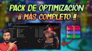 MEJOR PACK DE OPTIMIZACION PARA MEJORAR EL RENDIMIENTO DE TU PC  - JUGAR FREE FIRE A 240 FPS 😱