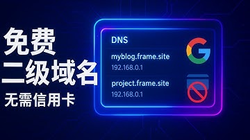 frii.site免费二级域名申请与DNS解析教程，支持A/AAAA/CNAME/NS记录，无需信用卡，谷歌账号一键注册5个免费二级域名