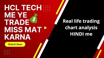 HCL tech multi timeframe analysis for swing trading in hindi