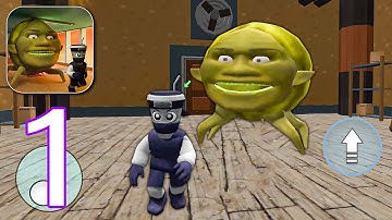 Escape of Monster Melon Gang - Gameplay Walkthrough Part 1 - Prison Escape Factory (Android, iOS)