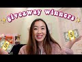 HOLIDAY GIVEAWAY ANNOUNCEMENT *$50 amazon + sephora gift card winners*