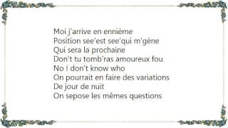 Vanessa Paradis - Variations Sur le Meme T&#39;Aime Lyrics