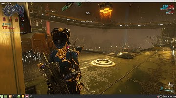 Linux Mint  - WarFrame - Lutris with DXVK