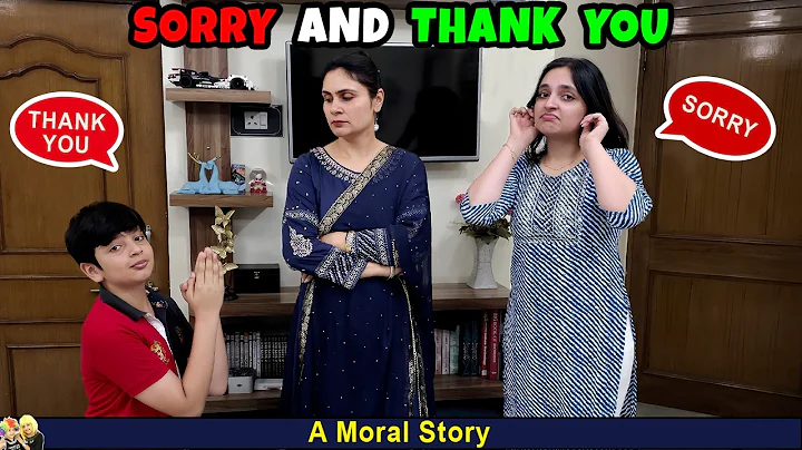 SORRY AND THANK YOU | Family Moral Story | Aayu and Pihu Show