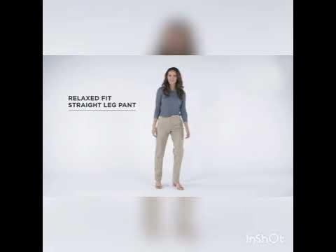 LEE Women’s Relaxed Fit All Day Straight Leg Pant - YouTube