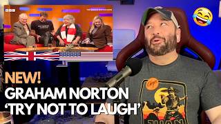 American Reacts to The Graham Norton Show: NEW! 'Try Not to Laugh' Marathon