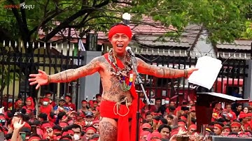 LUAR BIASA   Sambutan Panglima Jilah Dihadapan Presiden Jokowi   Pembukaan Bahaump Bide Bahana TBBR