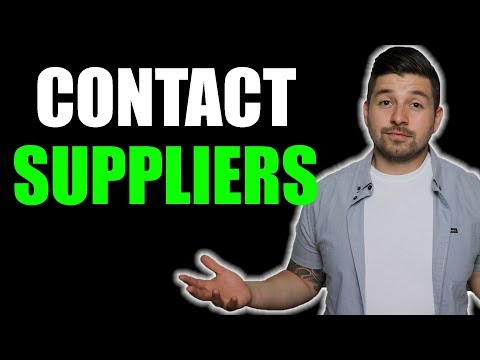 How To Contact WHOLESALE SUPPLIERS | Contact Template