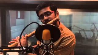 Video thumbnail of "Aayiram kannumai kathirunnu ninne njan flute"