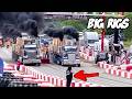 Load Delivery or Over Size? Big Rigs on the Road. Bye Bye Summer 2025