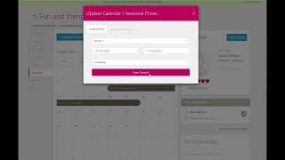 How to use Calendar to set availability and seasonal prices screenshot 5