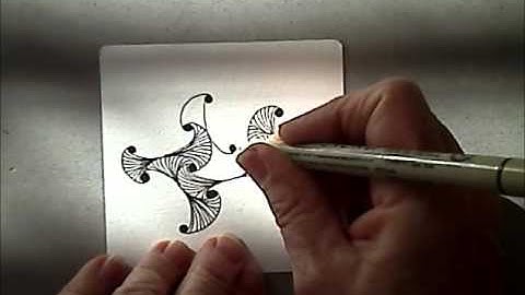How to draw, Oh Well Tangle Pattern Lesson #1 by Melinda Barlow