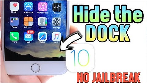 How to Hide the Dock in iOS 10 Beta 1 No Jailbreak