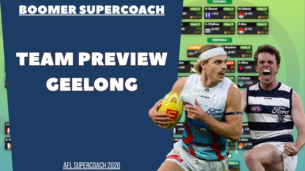 Geelong Cats 2026 SuperCoach Preview | AFL SuperCoach 2026