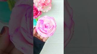 DIY Tissue Paper Rose #craftyhome #crafteasy #craft #easycrafts #easydiy #handmade
