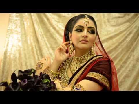 Yasmin bridal look and fresh flowers behind the scene