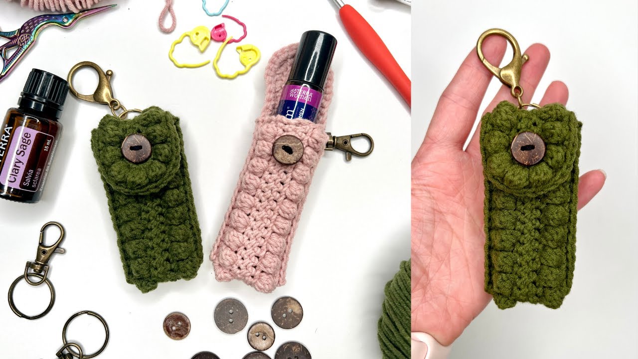 Crochet Easy Rainbow Keychain - Love Crochet