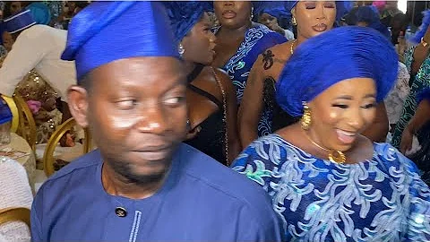 MIDE MARTINS & AFEEZ OWO SPECIAL ARRIVAL AT ADENIYI JOHNSON & SEYI EDUN TWINS NAMING CEREMONY