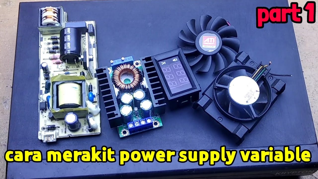 diy power supply variable dari psu printer YouTube