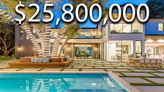 Inside A $25,000,000 Glass OASIS MANSION With Basketball Court! screenshot 3