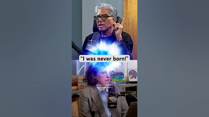 "I was never born!" | Deepak Chopra #spiritualawakening #god #presence #divine #shorts