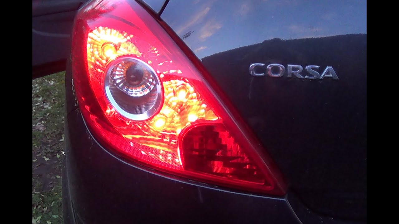 Corsa D Rear Light Bulbs