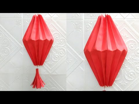 Video Cách Làm Đèn Lồng Trang Trí Tết Bằng Giấy Đơn Giản -... - youtube