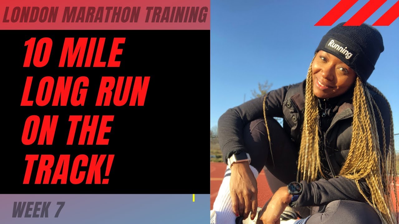 LONDON MARATHON TRAINING Week 7 | RUNNING 10 MILES on the TRACK | GLOSSIER NYC | YOGA FOR