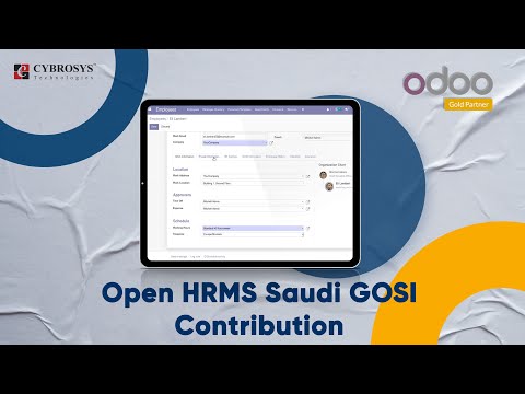 Open HRMS Saudi GOSI Contribution | Odoo Apps