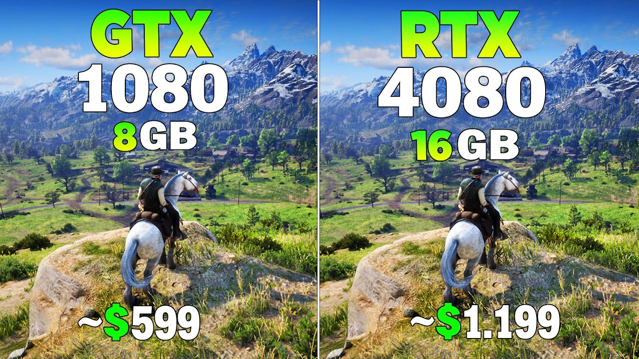 GTX 1080 vs RTX 4080 - Test in 8 Games