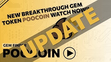POOCOIN EXPLOSIVE NEW UPDATE...WATCH NOW!