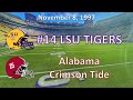 11/8/97 - #14 LSU vs Alabama