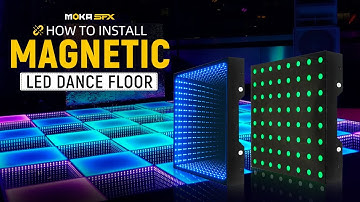 MOKA SFX Guide — How to install Magnetic LED Dance Floors For Your Wedding Party?