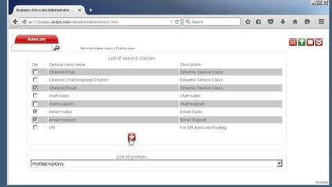 AIC BA Web Admin - Administrator view