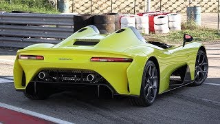 Dallara Stradale: Official Unveil Parade, Walkaround & Driving Scenes