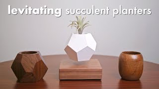 Diy Levitating Succulent Planters Made 3 Ways Turning, 3D Printing, Woodworking