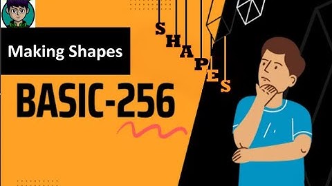 How to make shapes in BASIC 256